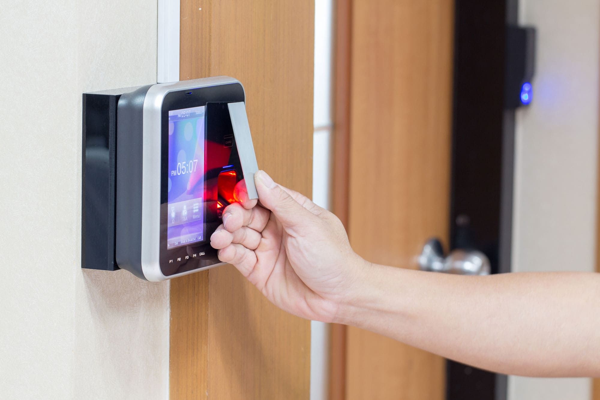 Electronic Key Finger Access Control System