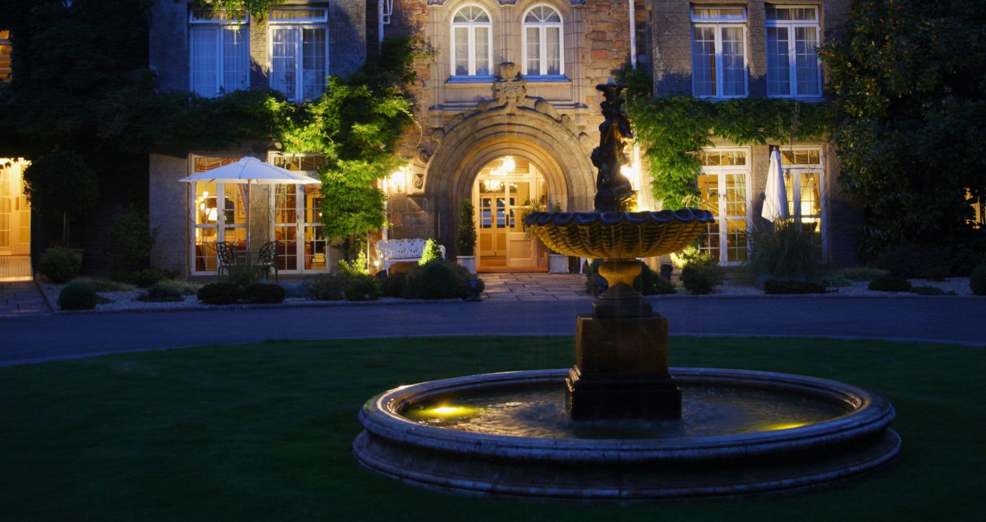 Water Fountain Outside House